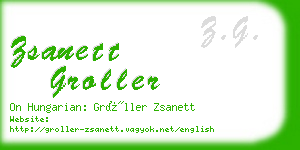 zsanett groller business card